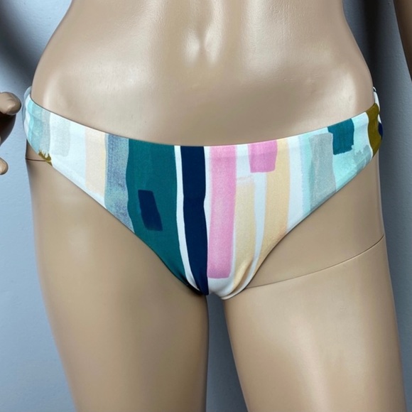 NEW THE BIKINI LAB STRIPED HIPSTER BIKINI BOTTOM - Picture 2 of 6